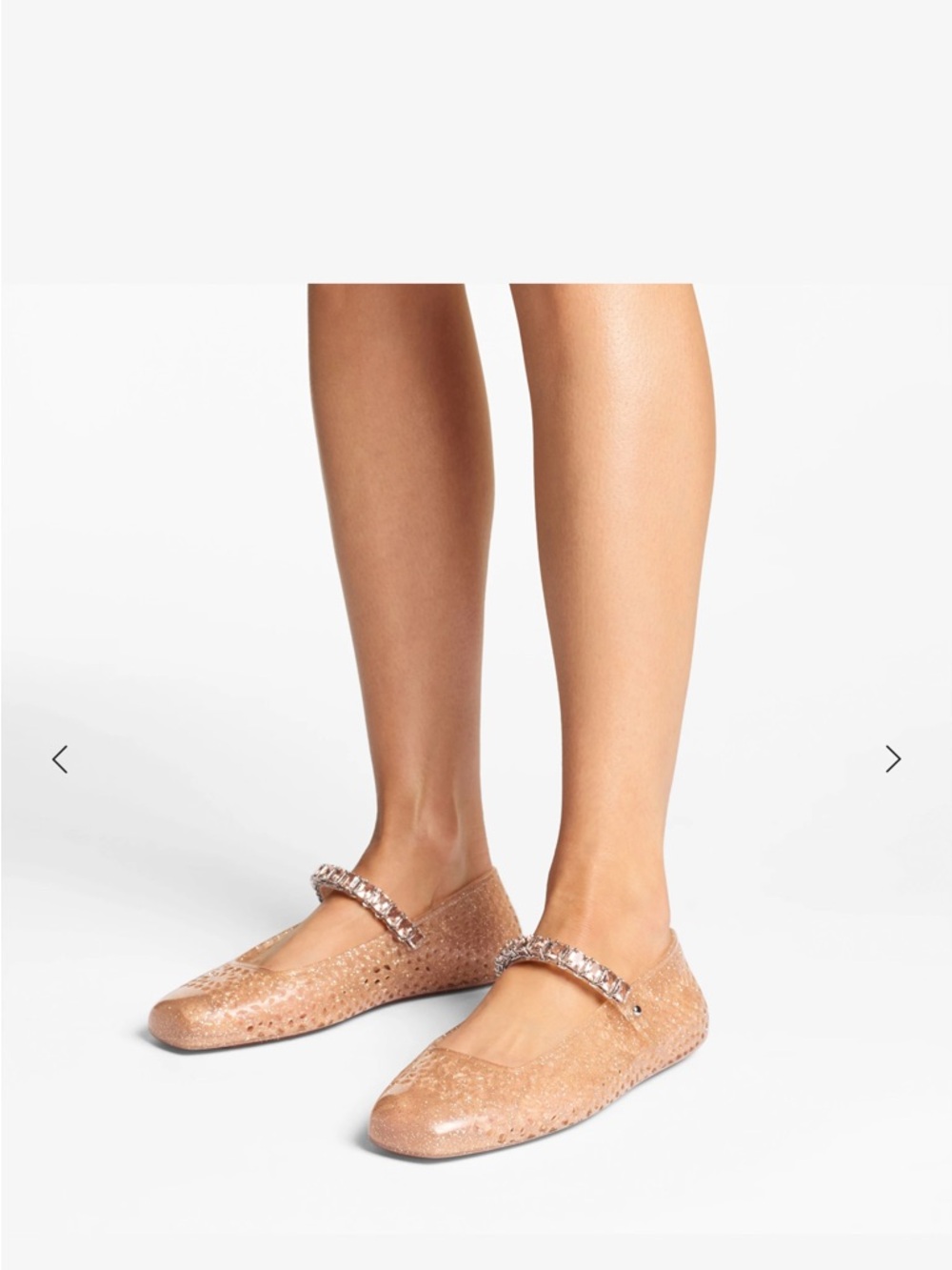 Jelly Jimmy Choo Flats